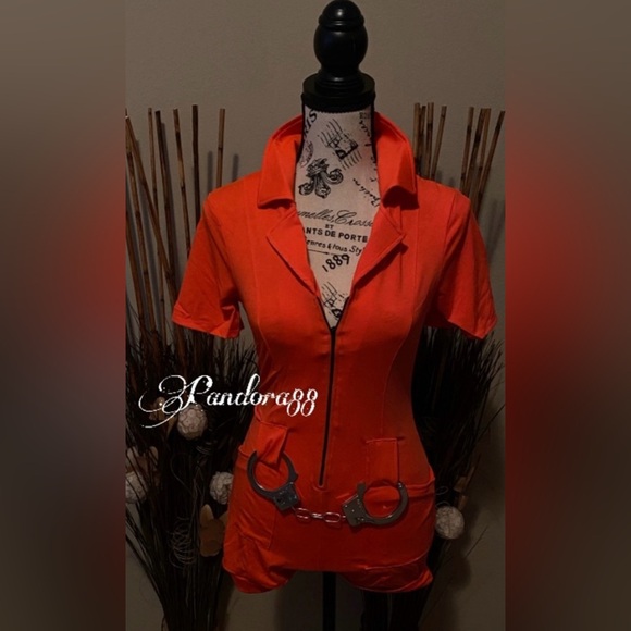 Inmate convict recluse costume - Picture 2 of 8